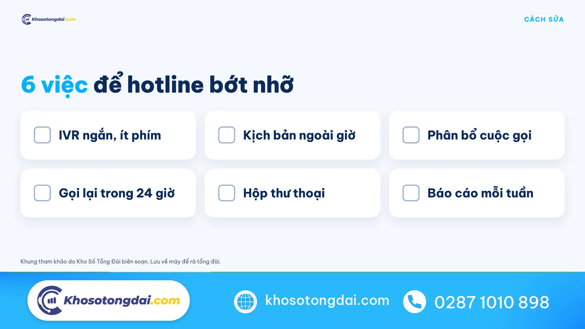 6 cách sửa cuộc gọi nhỡ trên tổng đài hotline