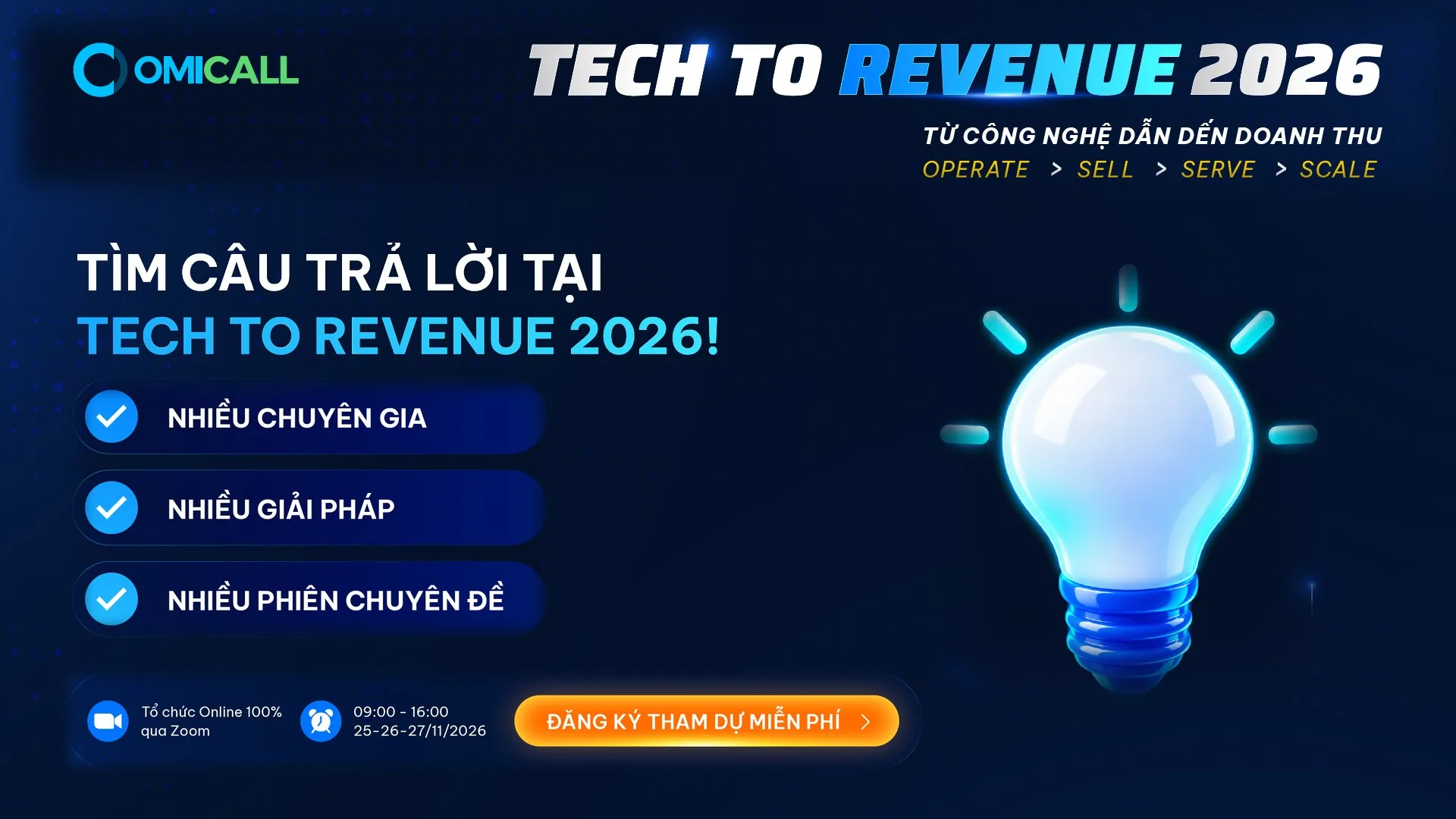 Tìm câu trả lời tại Tech to Revenue 2026: nhiều chuyên gia, nhiều giải pháp, nhiều phiên chuyên đề